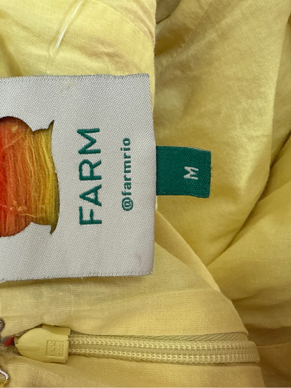 Farm Rio One-Shoulder Tiered Dress size Medium Like New - Picture 15 of 16